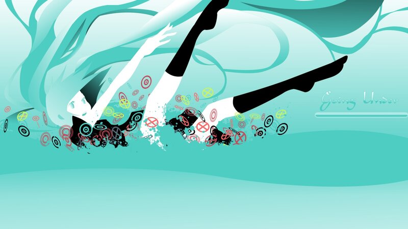 figure diving underwater