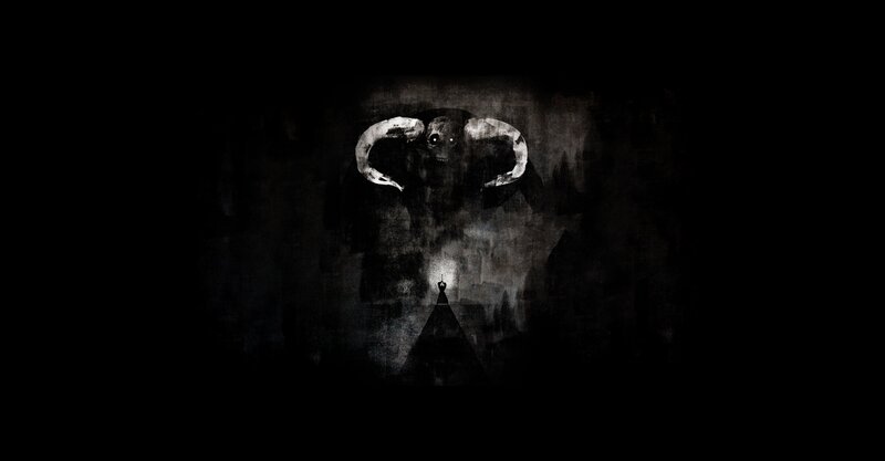 Figure Facing Horned Entity