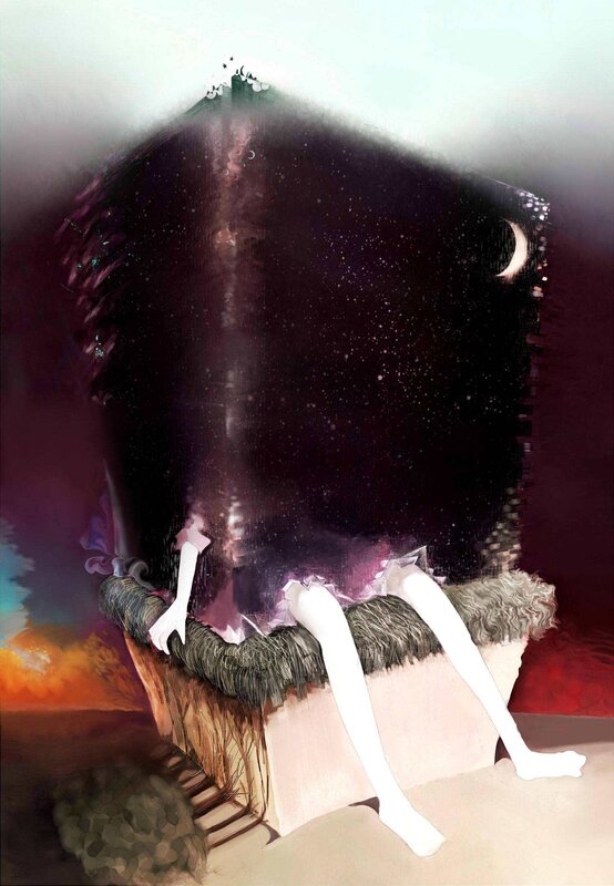 figure in a cosmic landscape