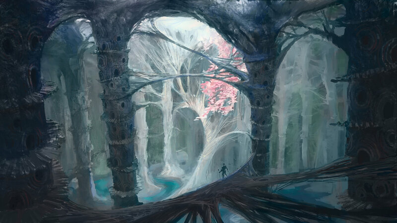 Figure in a Forest — Gray