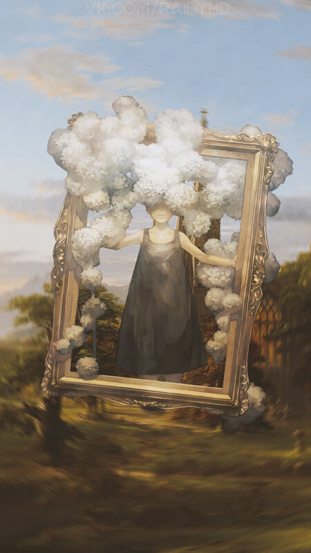 Figure in a Picture Frame