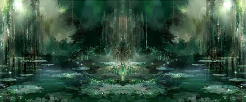 Figure in a Swamp