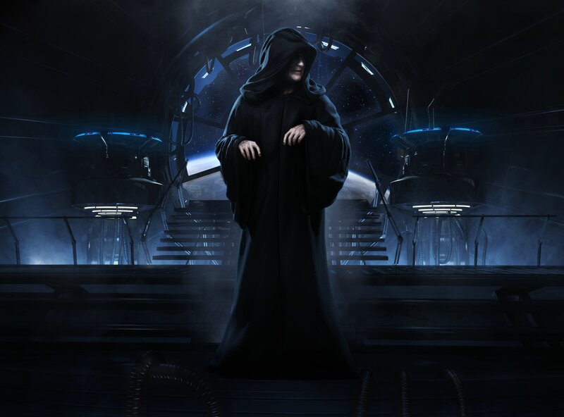 Figure in Black Robe — Dramatic