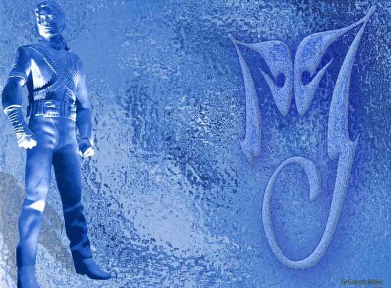 Figure in Blue Armor