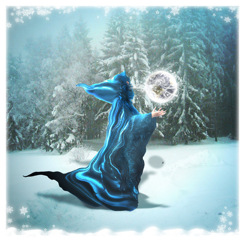 Figure in Blue Robe
