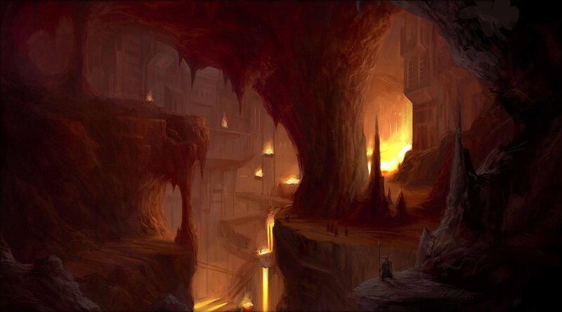 Figure in Cavern