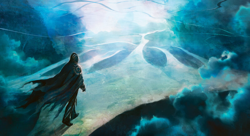 figure in dark cloak