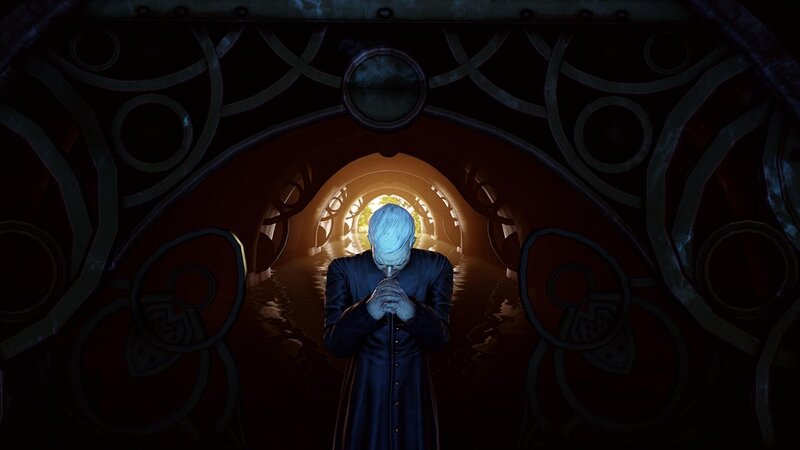Figure in Dark Robe — Black