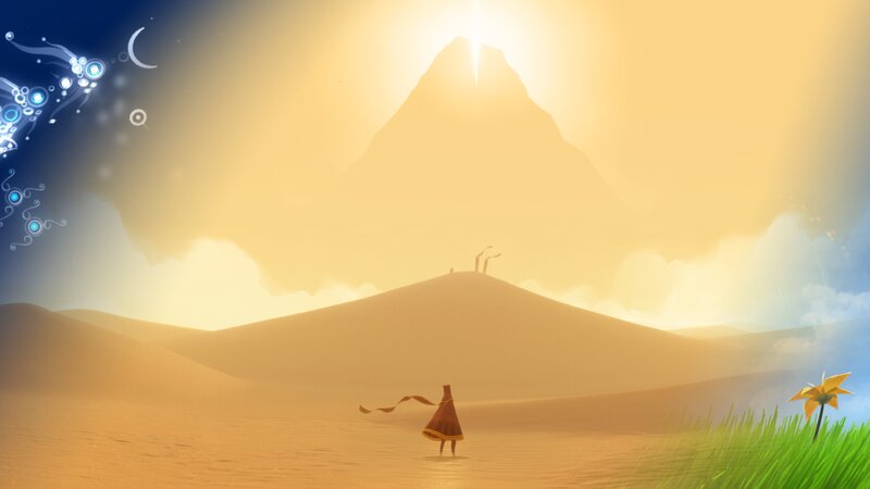 Figure in Desert Landscape