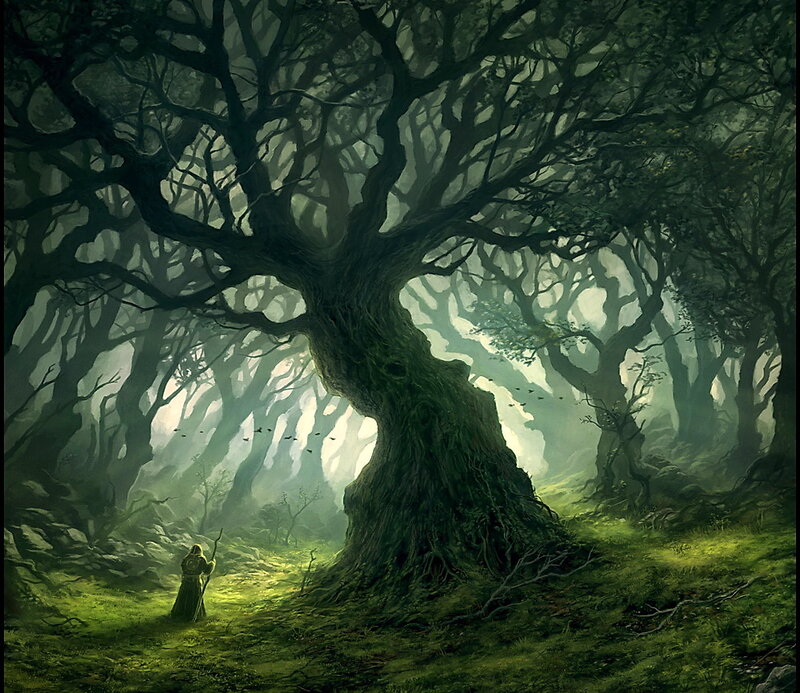 Figure in Forest