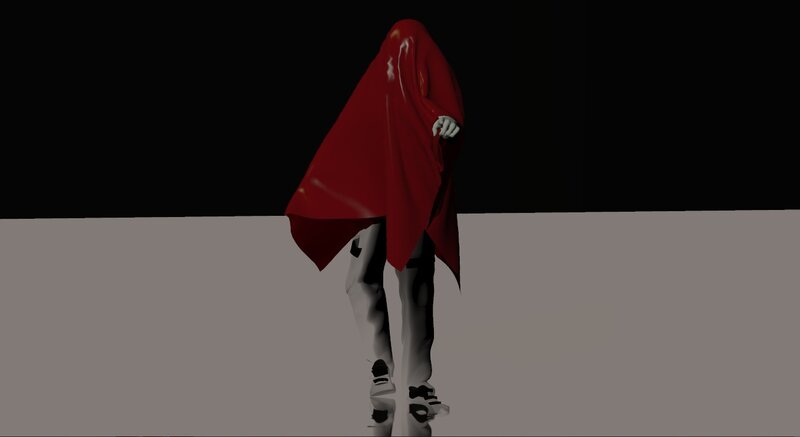Figure in Red Cloak — Mysterious