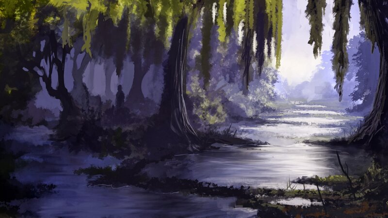 Figure in Swamp Forest
