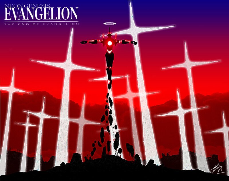 Figure on a Cross — Red