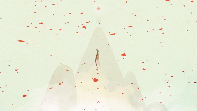 Figure on a Mountain