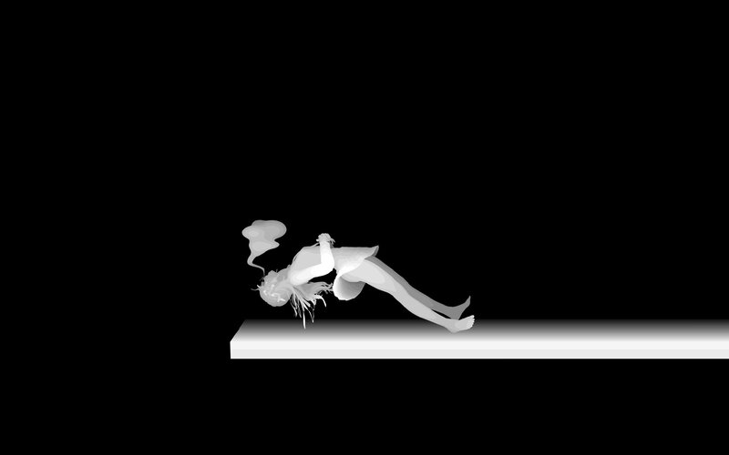 figure on a platform