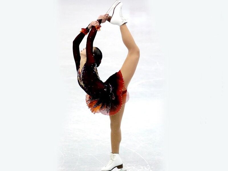 figure skater in a pose