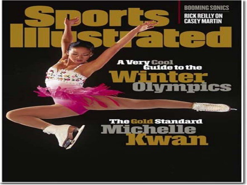 Figure Skater in Mid-jump