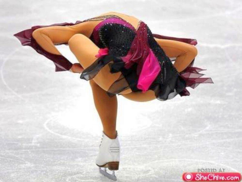 figure skater in performance
