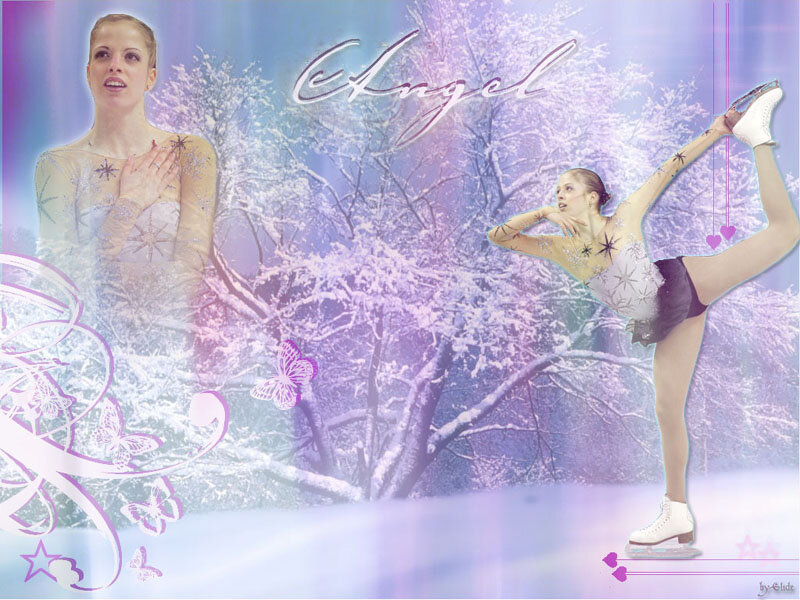Figure Skater in Winter