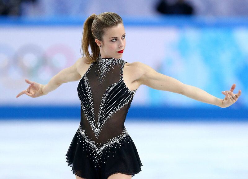 Figure Skater on Ice — Black