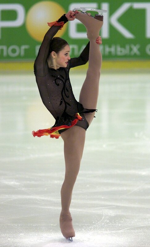 figure skater performing a pose