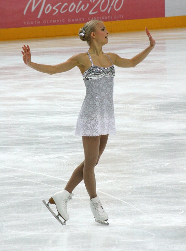 figure skater performing on ice