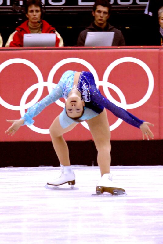 figure skater performing routine