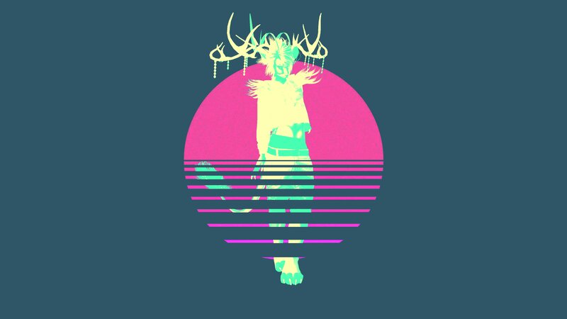 Figure with Antlers