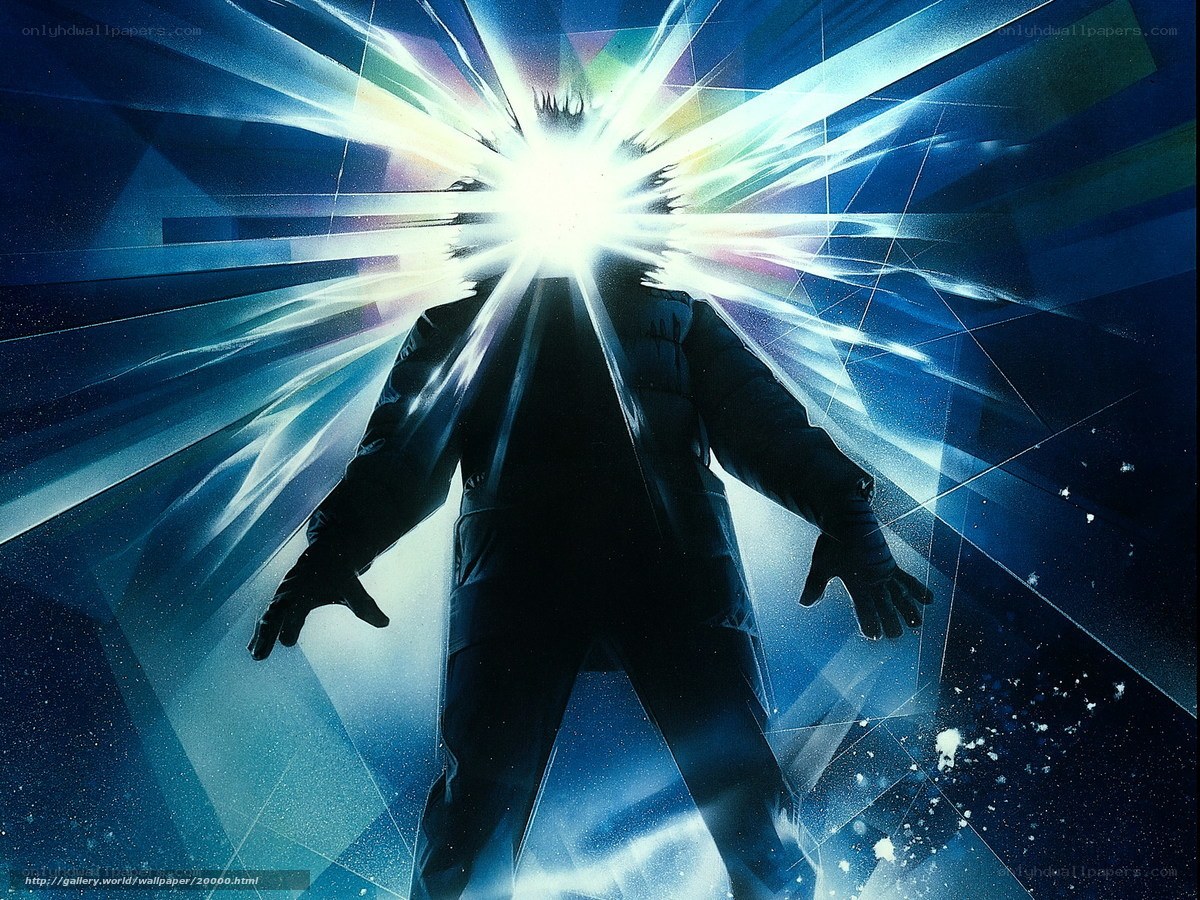 figure with radiant light burst