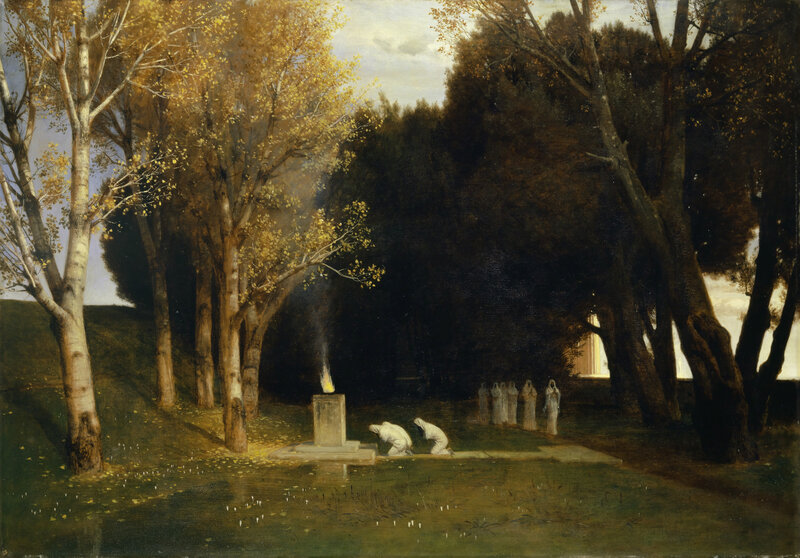 Figures at a Tomb