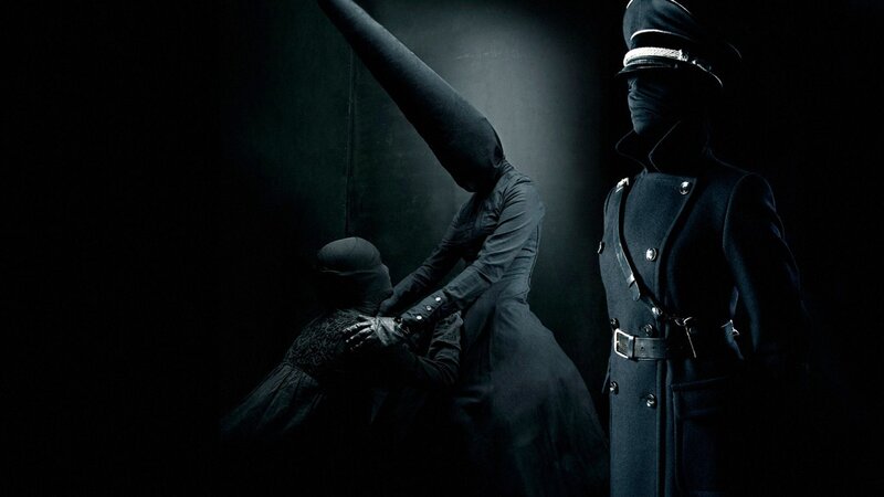 Figures in Black Uniforms
