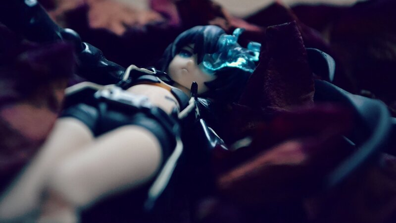 figurine in dark setting
