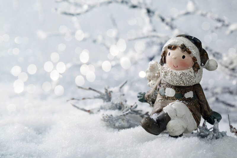Figurine in Snow
