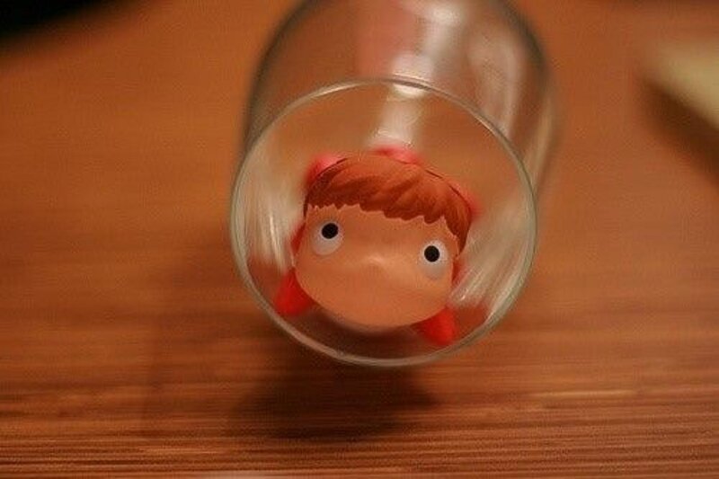 Figurine Inside Glass