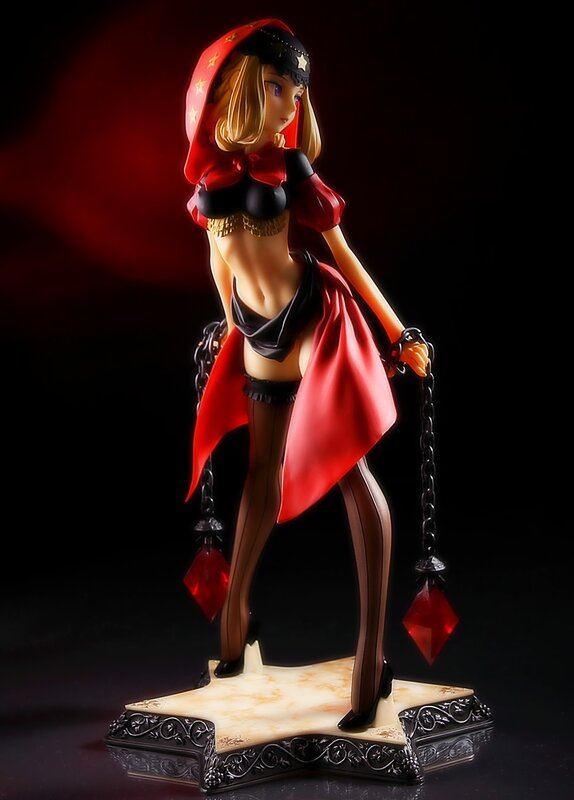 figurine of character in red cloak
