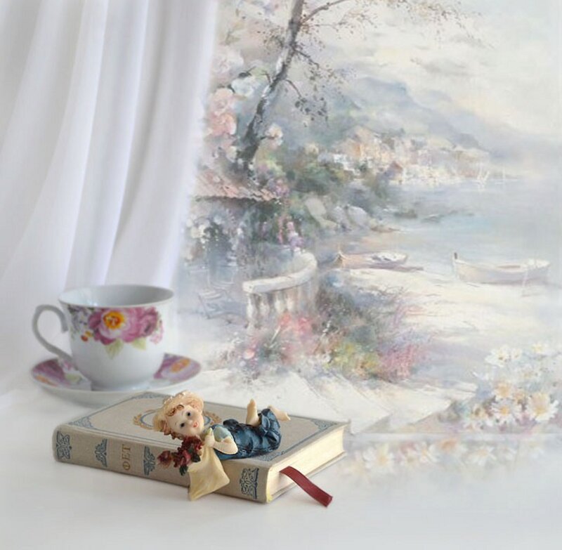 Figurine on Book