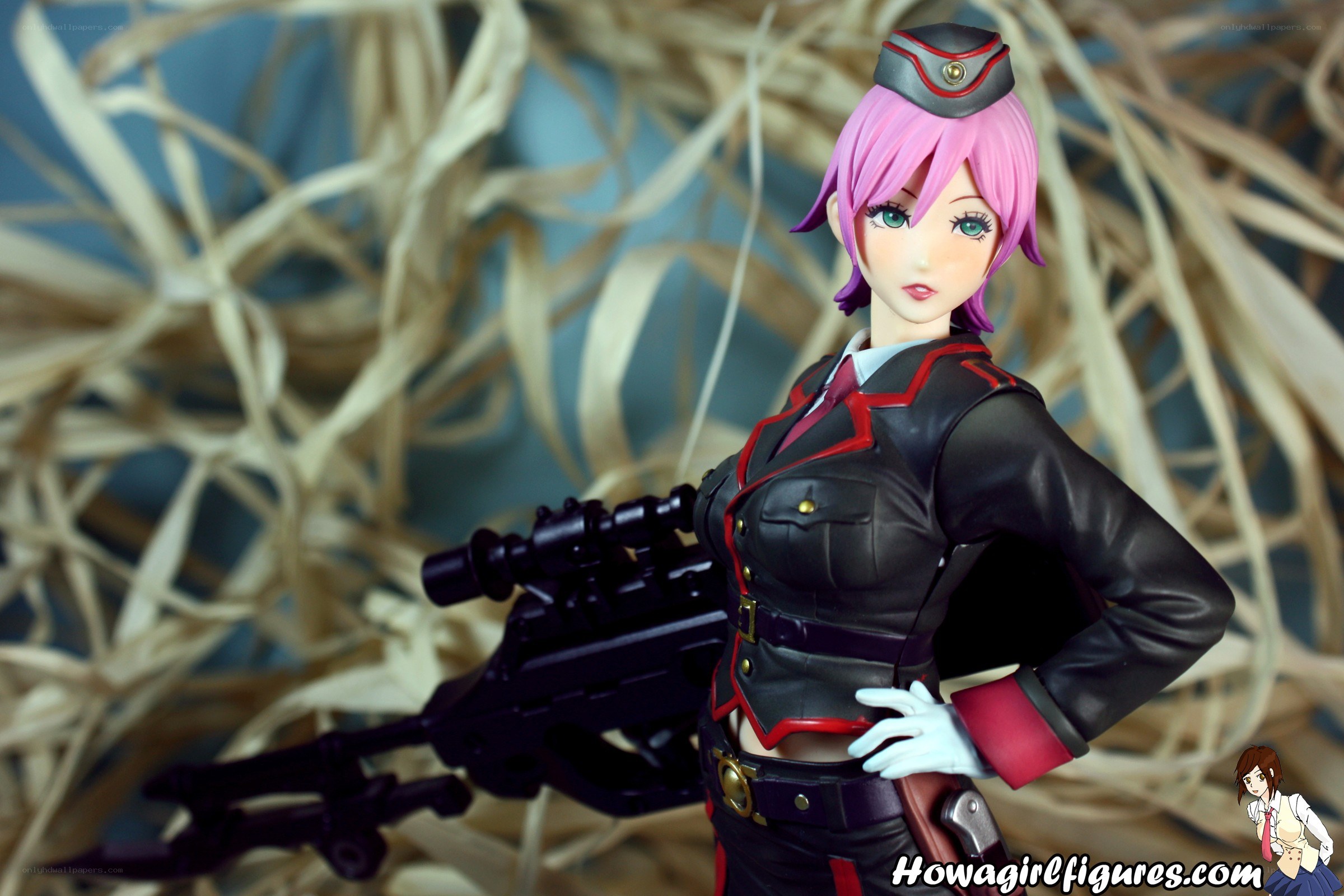 figurine with weapon