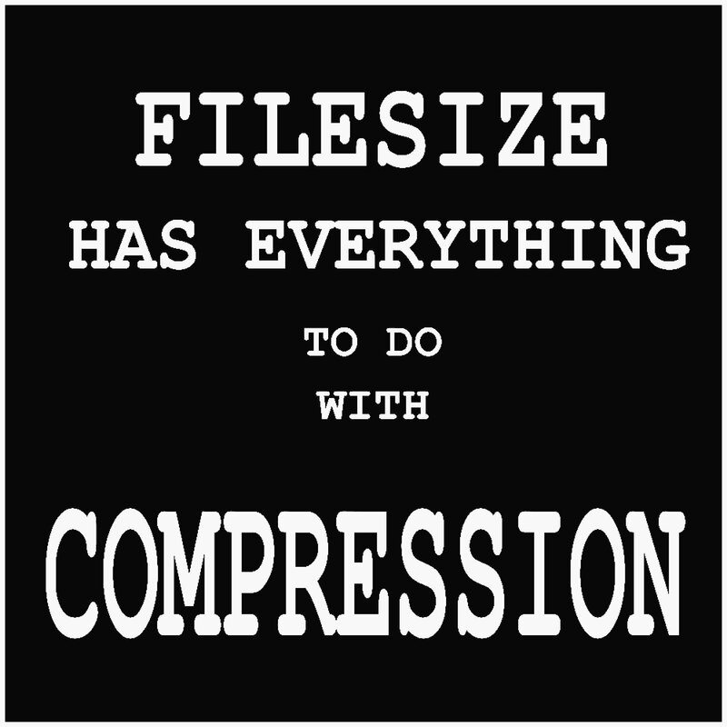 File size and compression