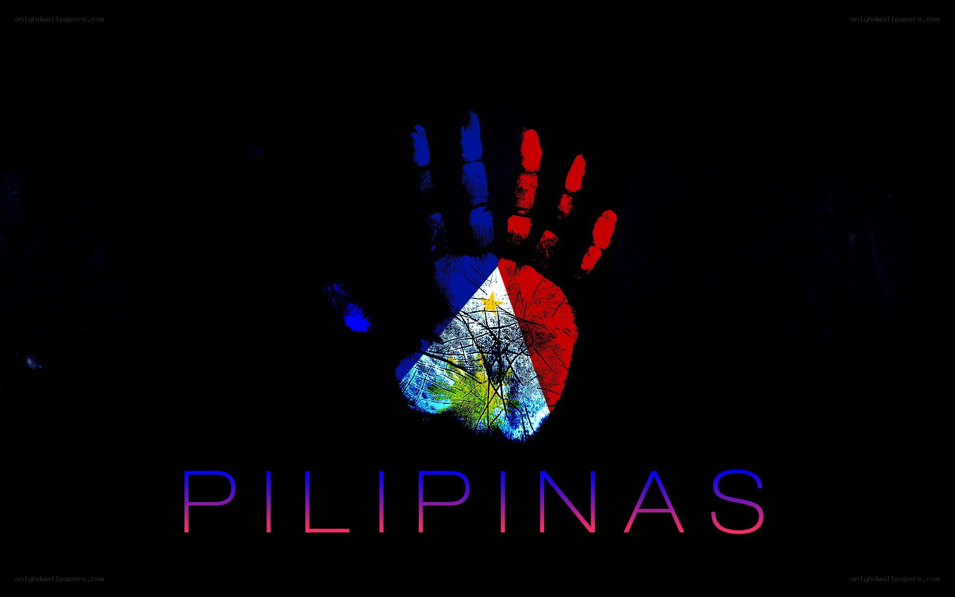 Filipino handprint art