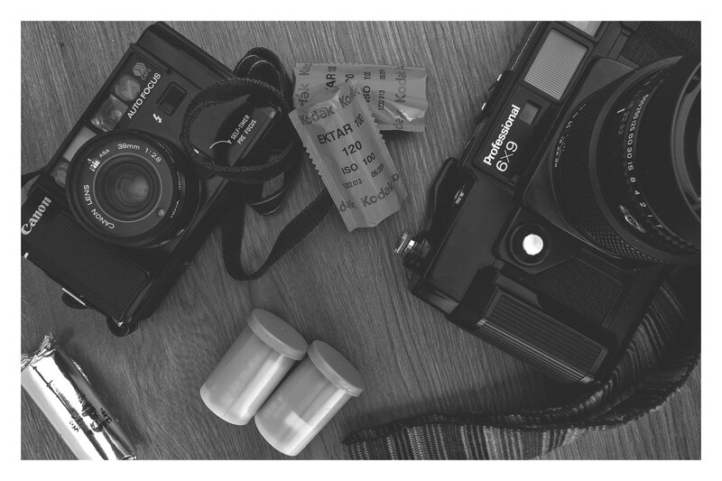 Film Cameras and Film Rolls