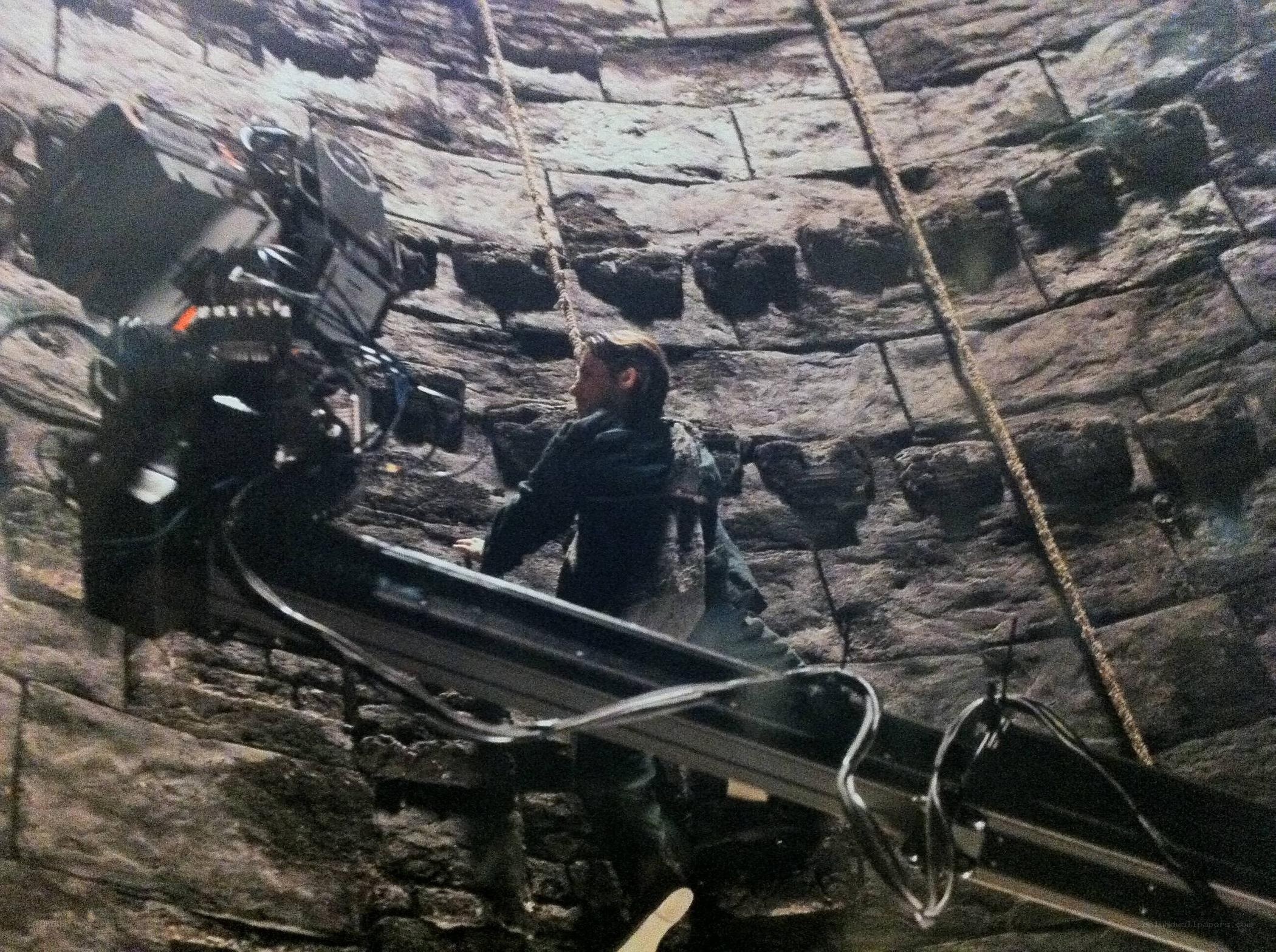 film crew on set
