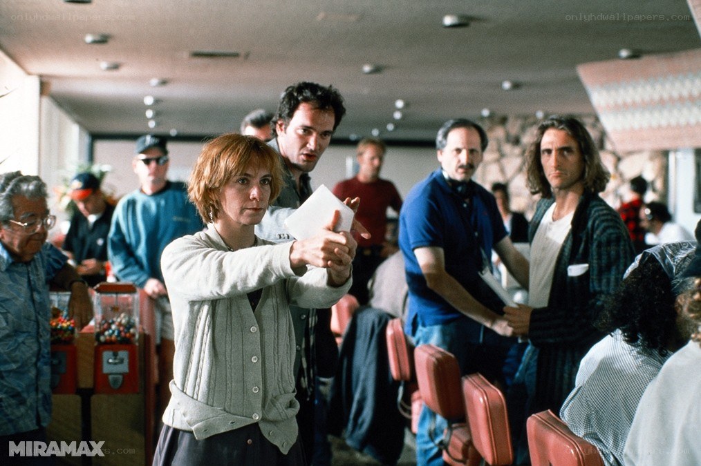 Film crew on set