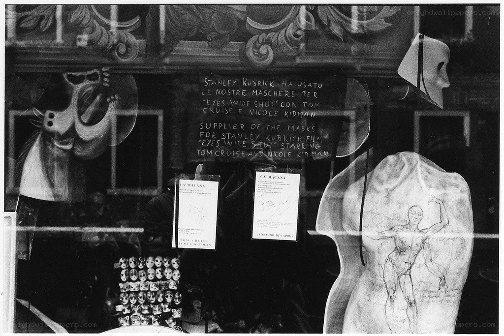 Film mask display window