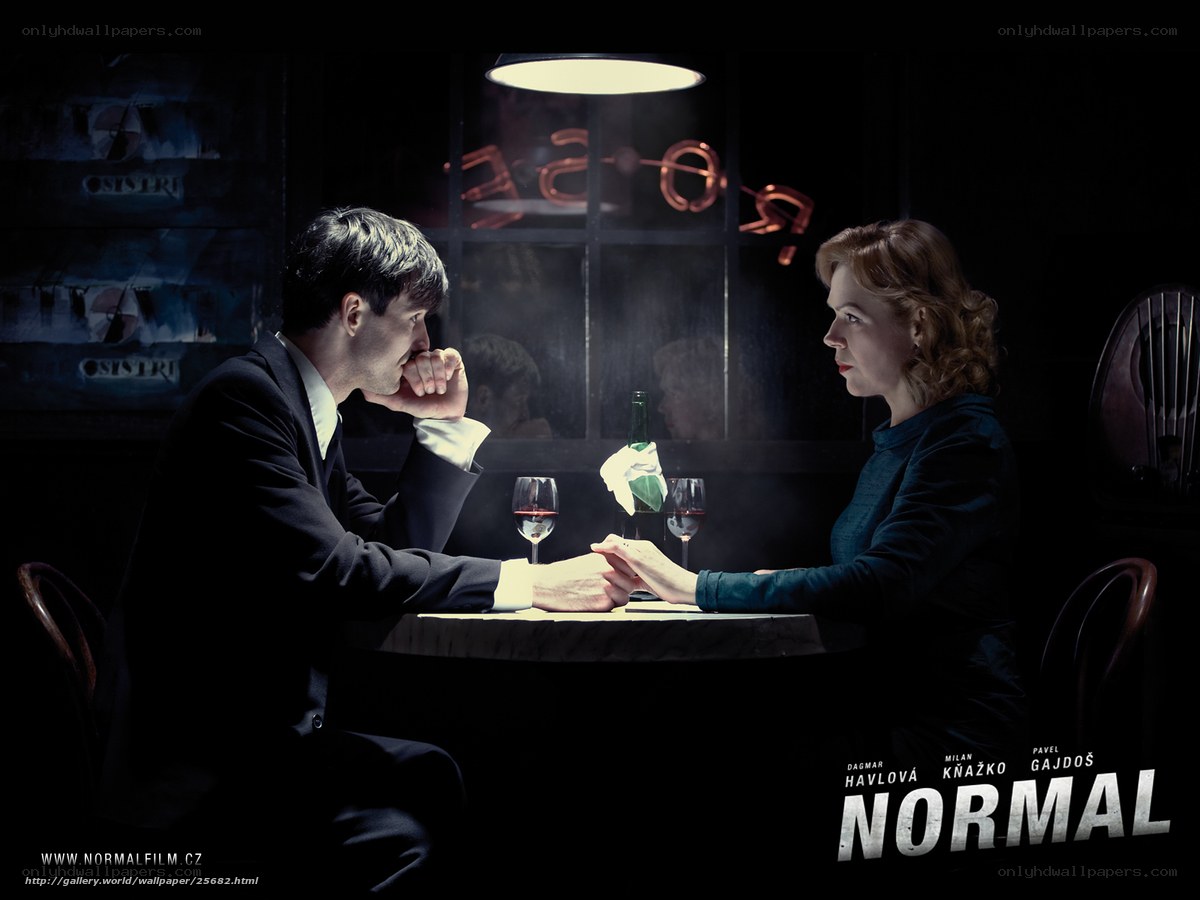 film poster with couple