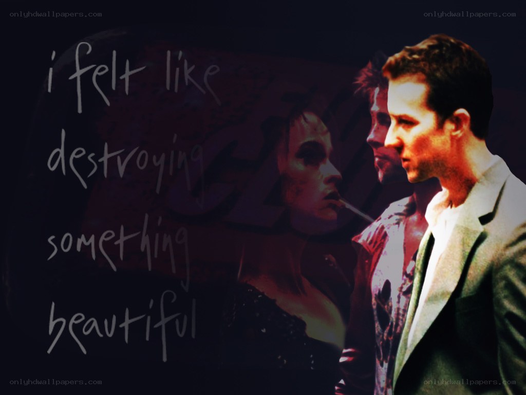 film scene with quote
