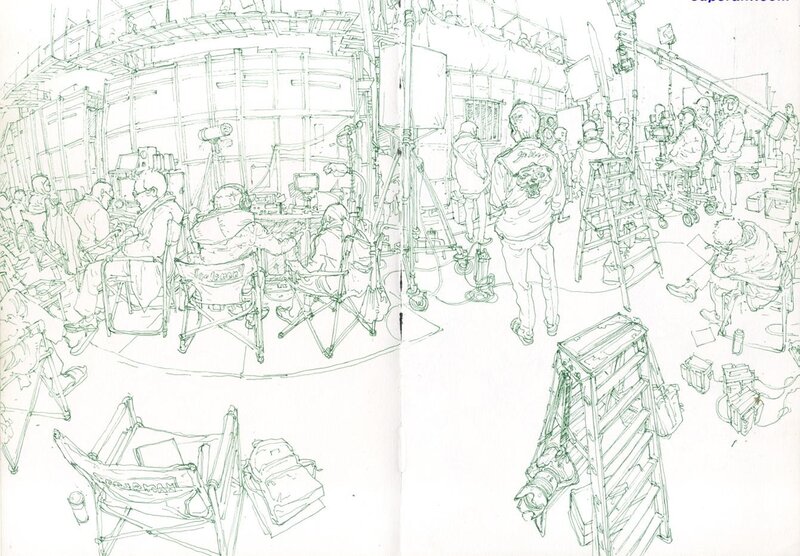 film set sketch