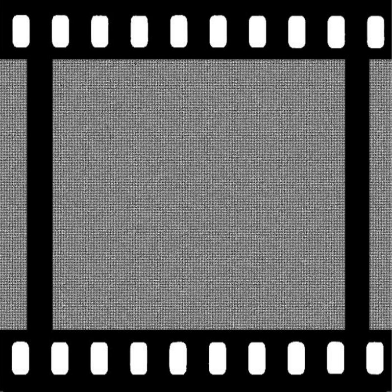 film strip frame with grain texture