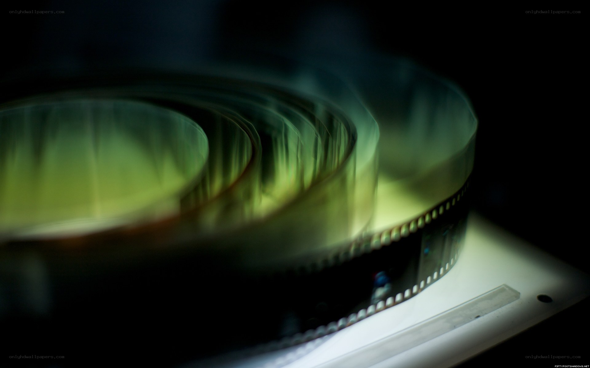 film strip in motion