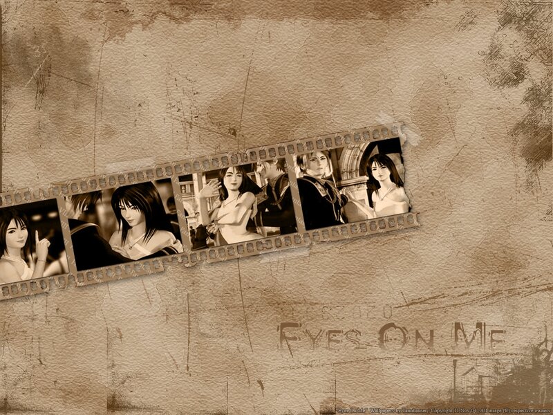 Film Strip with Anime Characters — Brown