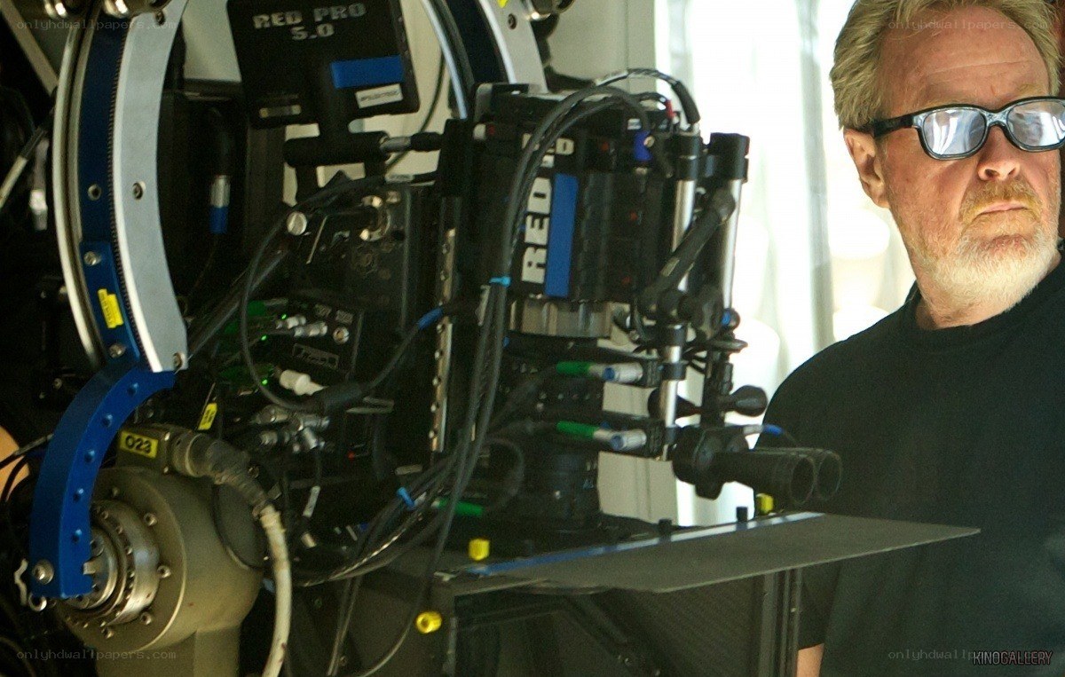 Filmmaker with camera equipment